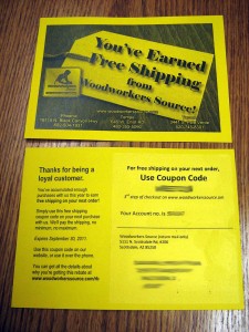 rebate-card2 Free shipping coupon from Woodworkers Source