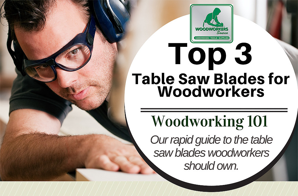 Woodworking 101: The 3 Table Saw Blades Woodworkers Should Have