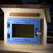 Little Yellow Free Library by Wes, Laura & Maya Crisp