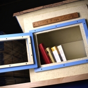Little Yellow Free Library by Wes, Laura & Maya Crisp