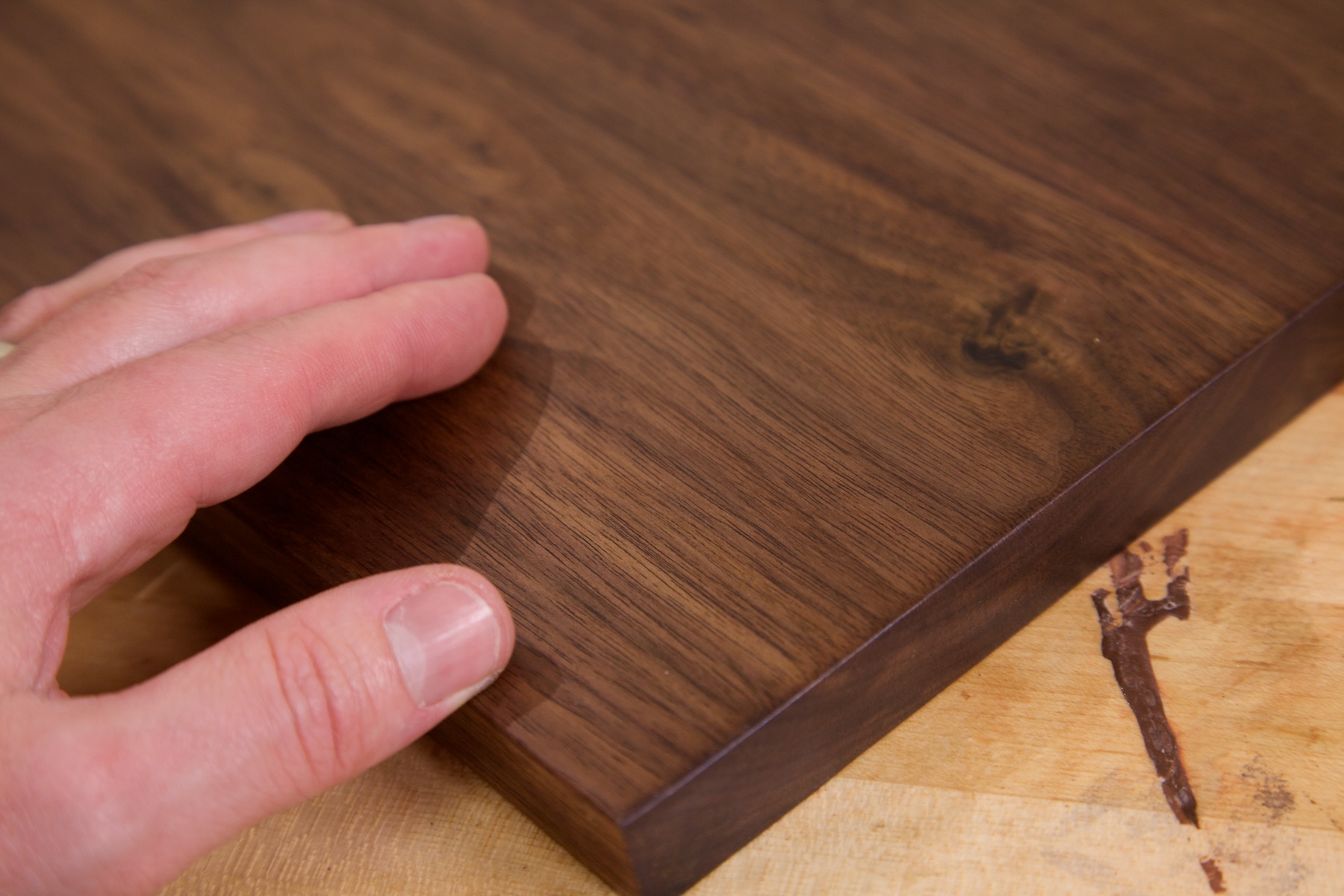 Natural Finish on Walnut – Mortise & Tenon