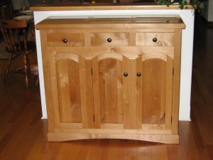 Wine Cabinet made of Superior Alder, by Joe Tripodi