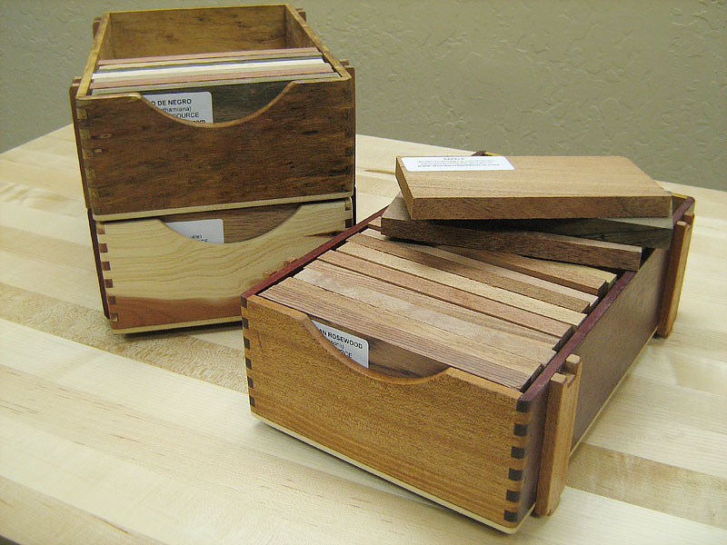 Project Idea: Display Boxes for Wood Collector Samples 