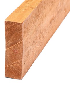 rough hardwood lumber board