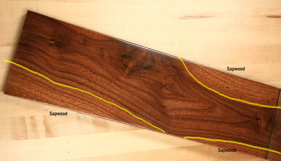 American Walnut (W) Stain on Cherry Wood