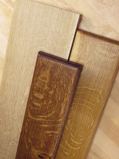 Quarter sawn white oak finish examples