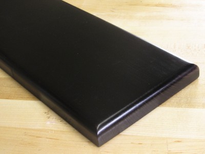 Beech takes a solid jet black dye, making it an inexpensive way to achieve a perfectly black color. 