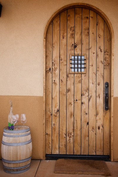 This rustic knotty alder entry door is brought to life with black epoxy filling apply to the cracks and knots. Here's how to do it yourself. 