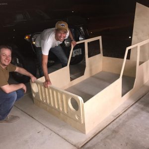 dry mock up jeep bed