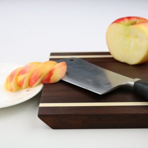 beveled walnut cutting board