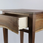 Walnut Live Edge Skirt Table by Paul Gill