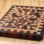 Checkered End-Grain Cutting Board by Daniel Billotte