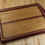 Purple Heart Cutting Board by Michael Tennant