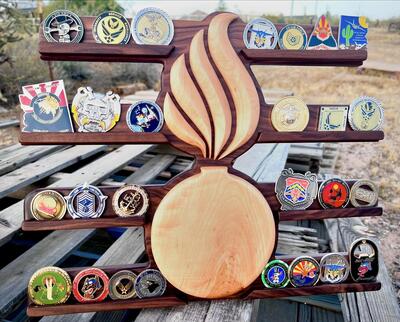 Ammo coin rack