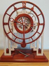 Art Deco wood clock