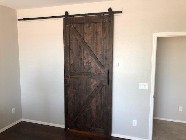 Knotty Alder Barn Door