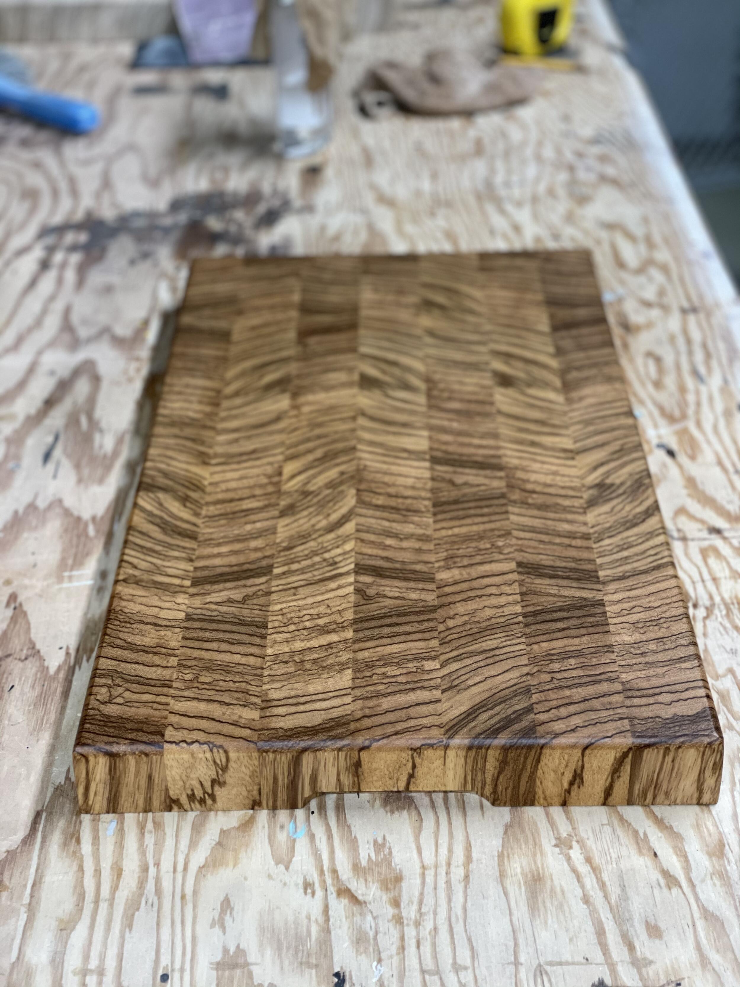 Zebra Wood Cutting Board