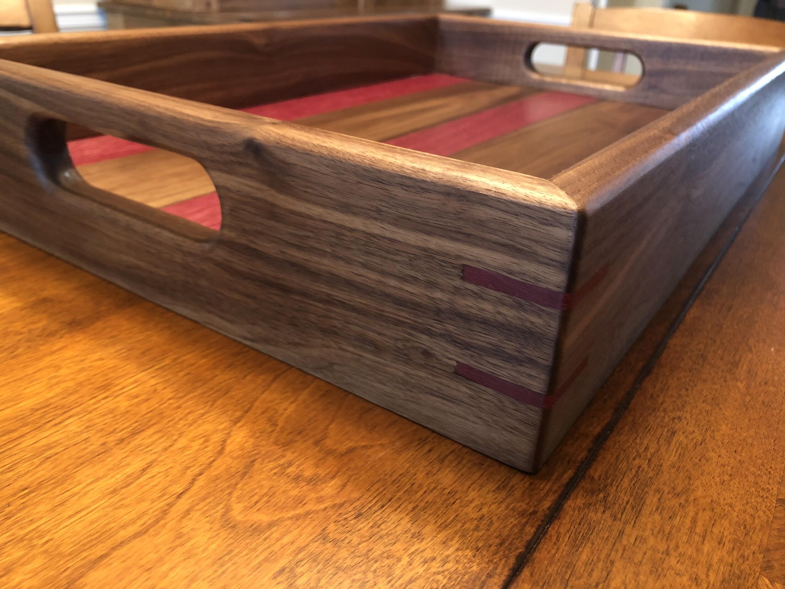 Tongue and Groove Ottoman Tray